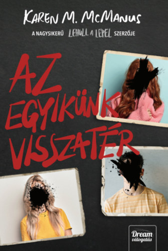 Az egyikünk visszatér – Karen Mcmanus borító