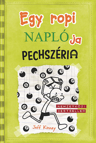 Pechszéria – Jeff Kinney borító