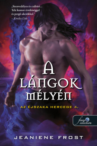A lángok mélyén – Jeaniene Frost borító