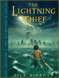 A villámtolvaj – Rick Riordan borító