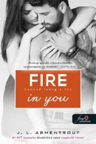 Fire In You - Benned lobog a tűz – Jennifer L. Armentrout borító