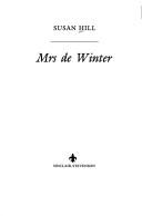 Mrs. de Winter – Susan Hill borító