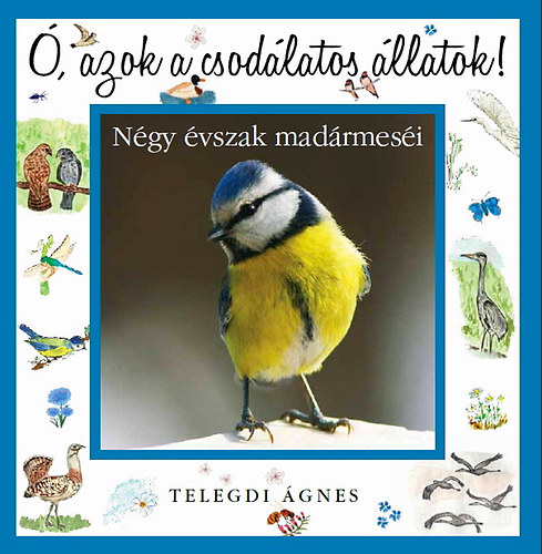Négy évszak madármeséi – Telegdi Ágnes borító