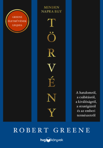 Minden napra egy törvény – Robert Greene borító