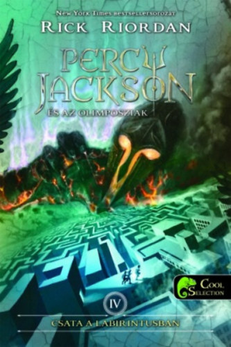 Csata a labirintusban – Rick Riordan borító