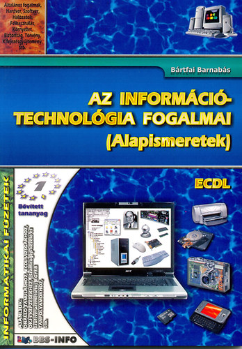 Az információtechnológia fogalmai – Bartfai Barnabas borító