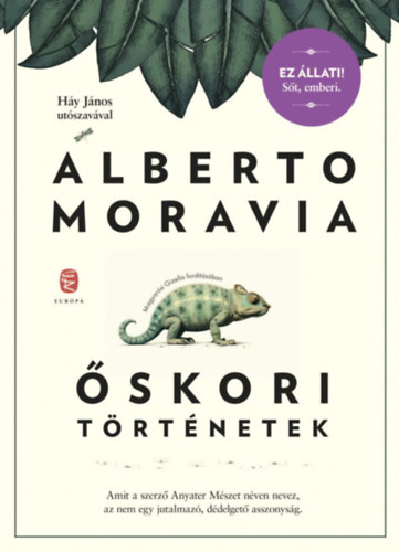 Őskori történetek – Alberto Moravia borító