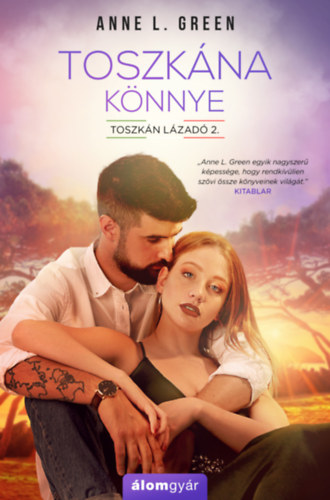 Toszkána könnye – Anne L. Green borító