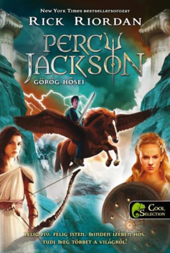Percy Jackson görög hősei – Rick Riordan borító