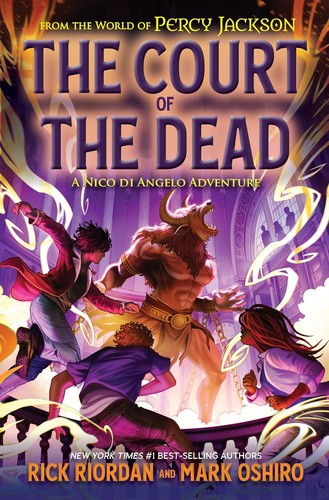 A holtak udvara – Rick Riordan & Mark Oshiro borító