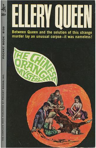 A mandarin bűnügy – Ellery Queen borító