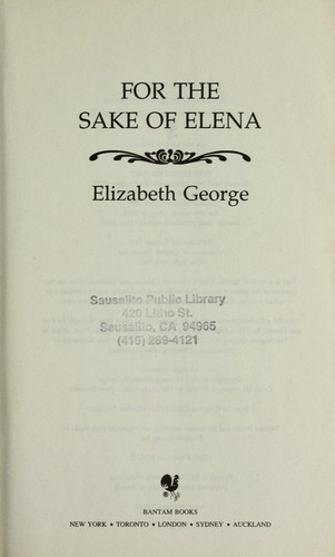 Elenáért tettem – Elizabeth George borító