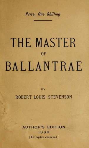 A ballantraei földesúr – Robert Louis Stevenson borító
