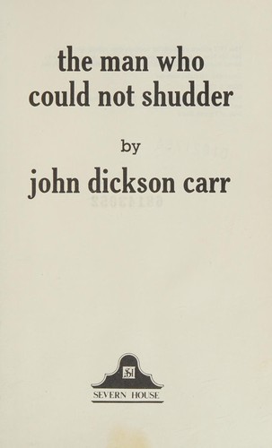 A kísértetek háza – John Dickson Carr borító