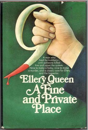 Előkelő, zártkörű hely – Ellery Queen borító