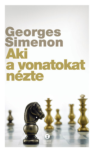 Aki a vonatokat nézte – Georges Simenon borító