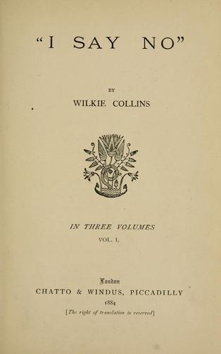 Nem! – Wilkie Collins borító