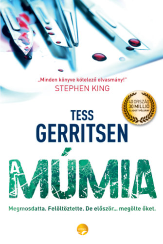 A múmia – Tess Gerritsen borító