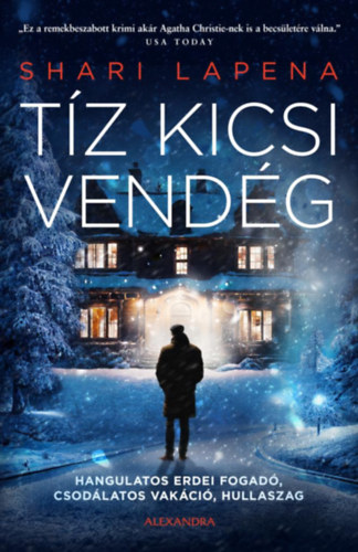 Tíz kicsi vendég – Shari Lapena borító