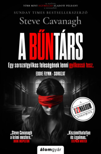 A bűntárs – Steve Cavanagh borító