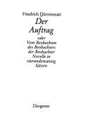 A megbízás – Friedrich Dürrenmatt borító