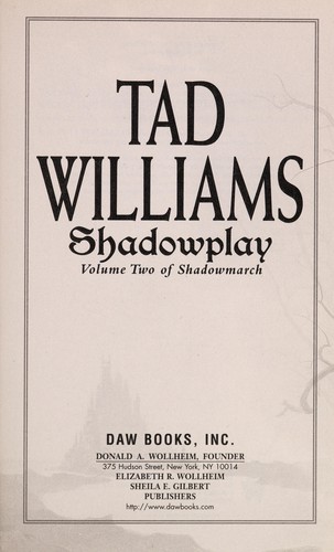 Árnyak és menekülők – Tad Williams borító