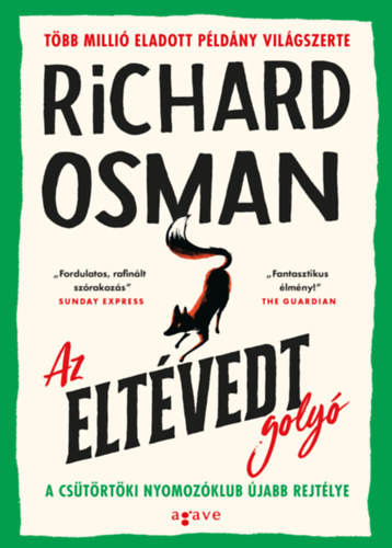 Az eltévedt golyó – Richard Osman borító