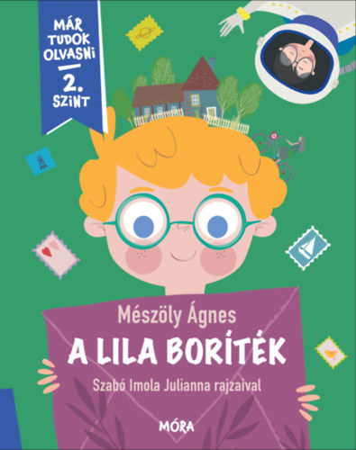 A lila boríték – Mészöly Ágnes borító