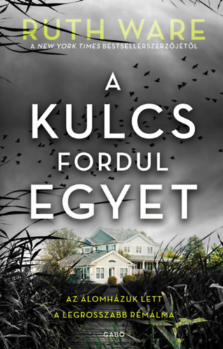 A kulcs fordul egyet – Ruth Ware borító