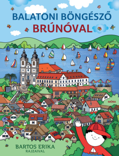 Balatoni böngésző Brúnóval – Bartos Erika borító