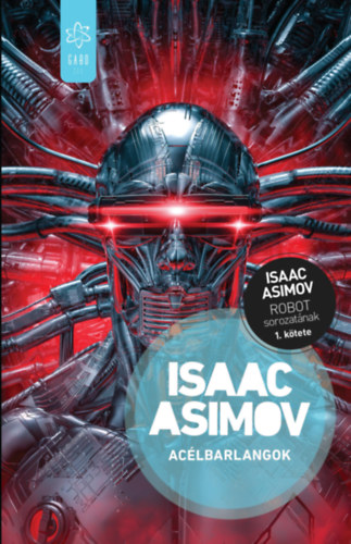 Acélbarlangok – Isaac Asimov borító
