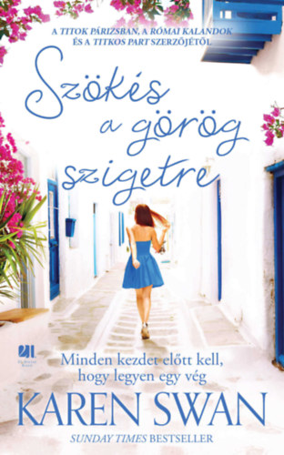 Szökés a görög szigetre – Karen Swan borító