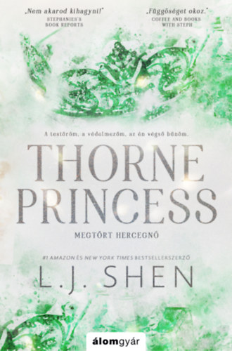 Megtört hercegnő – L. J. Shen borító
