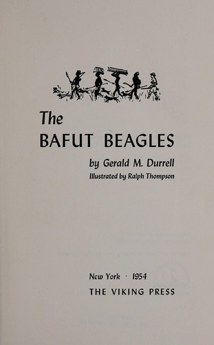 A bafuti kopók – Gerald Durrell borító