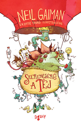 Szerencsére a tej – Neil Gaiman borító