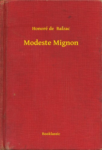 Modeste Mignon – Honoré de Balzac borító