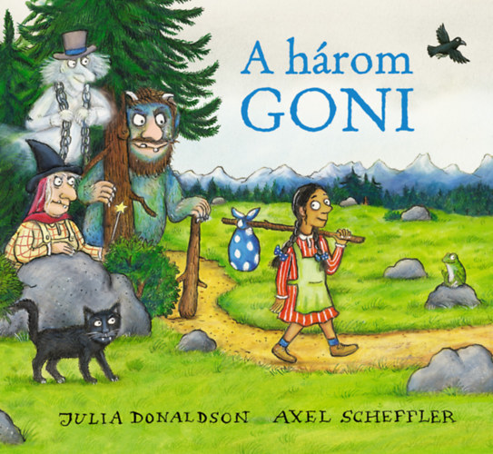 A három goni – Julia Donaldson borító