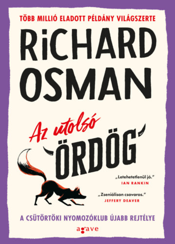 Az utolsó ördög – Richard Osman borító