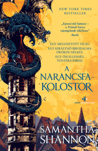 A Narancsfa-kolostor – Samantha Shannon borító