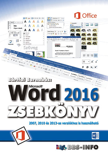 Word 2016 zsebkönyv – Bartfai Barnabas borító