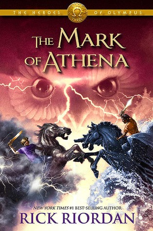 Athéné jele – Rick Riordan borító