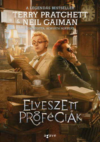 Elveszett próféciák (új kiadás) - Agnes Nutter boszorka szép és pontos próféciái – Neil Gaiman borító