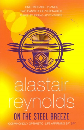 Acélszellő nyergében – Alastair Reynolds borító
