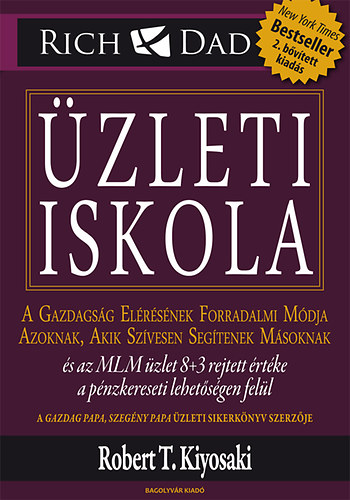 Üzleti iskola – Robert T. Kiyosaki borító