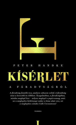 Kísérlet a fáradtságról – Peter Handke borító