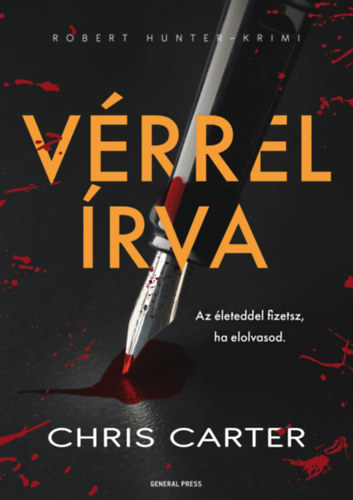 Vérrel írva – Chris Carter borító