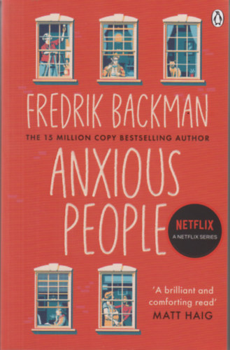 Anxious People – Fredrik Backman borító