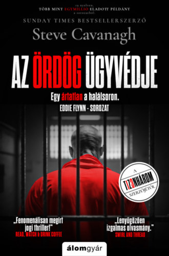 Az ördög ügyvédje - Eddie Flynn 6. – Steve Cavanagh borító