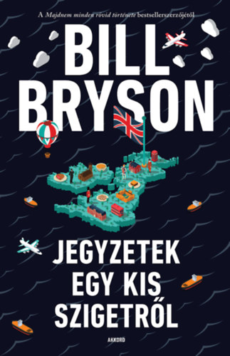 Jegyzetek egy kis szigetről – Bill Bryson borító