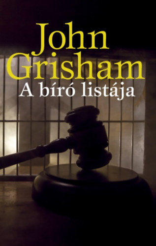 A bíró listája – John Grisham borító